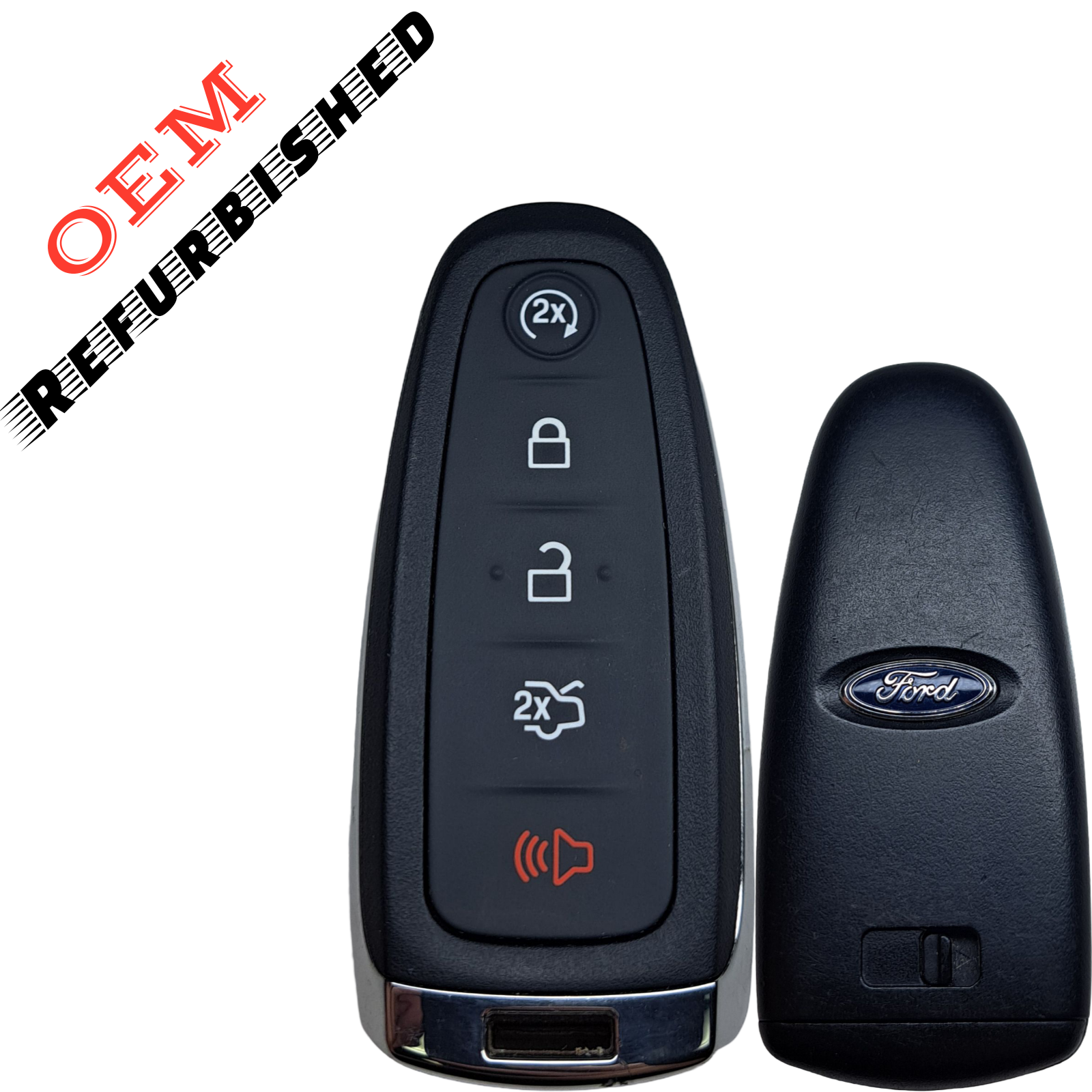 2012-2020 Ford / 5-Button Smart Key / PN: 164-R8092 / M3N5WY8609 (BT4T) (OEM Refurb)