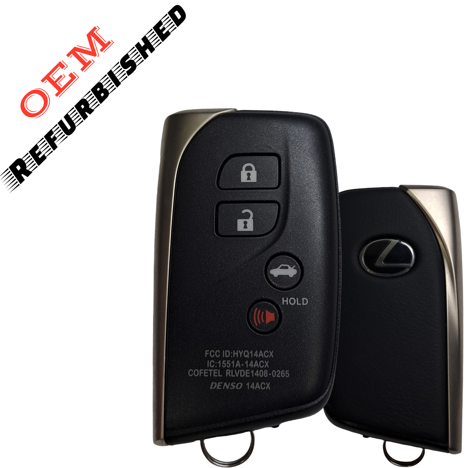 2013-2017 Lexus LS460 / LS600h / 4-Button Smart Key / PN: 89904-50N10 / HYQ14ACX (GNE Board )(OEM Refurb)