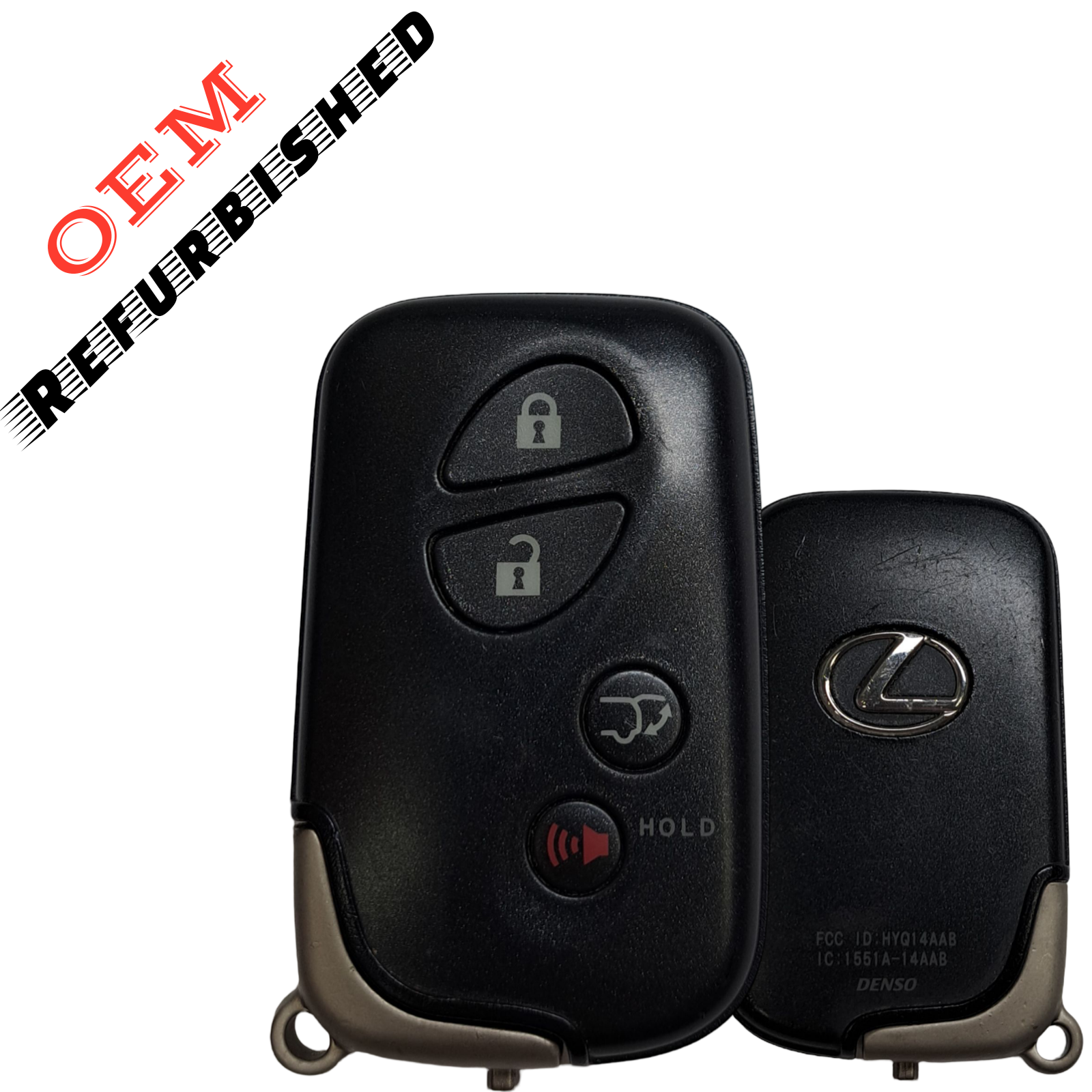 2011-2012 Lexus GX460 / 4-Button Smart Key / PN: 89904-60C80 / HYQ14AAB (E BOARD 3370) (OEM Refurb)