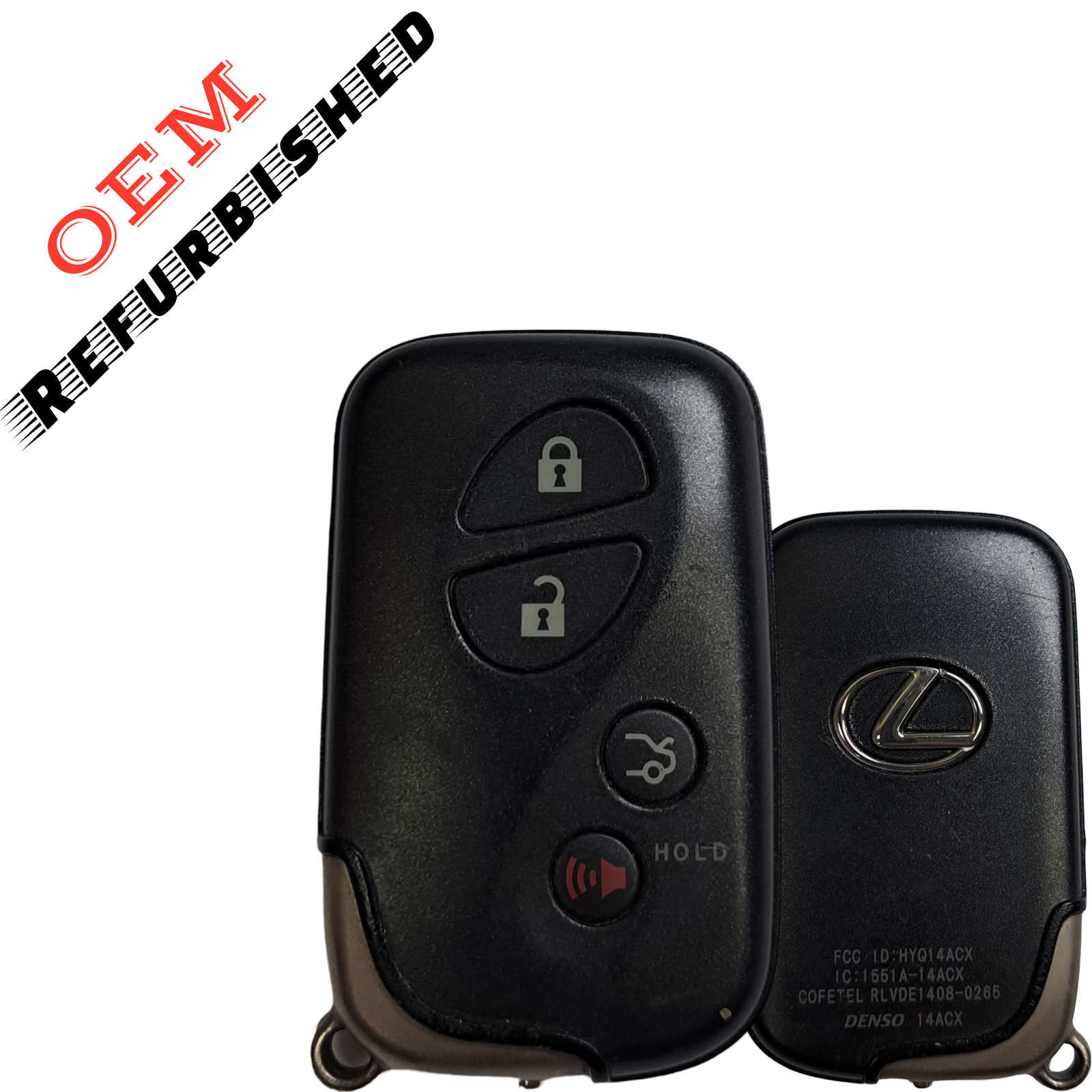2010-2014 Lexus / 4-Button Smart Key / PN: 89904-50F90 / HYQ14ACX / GNE Board 5290 (OEM Refurb)