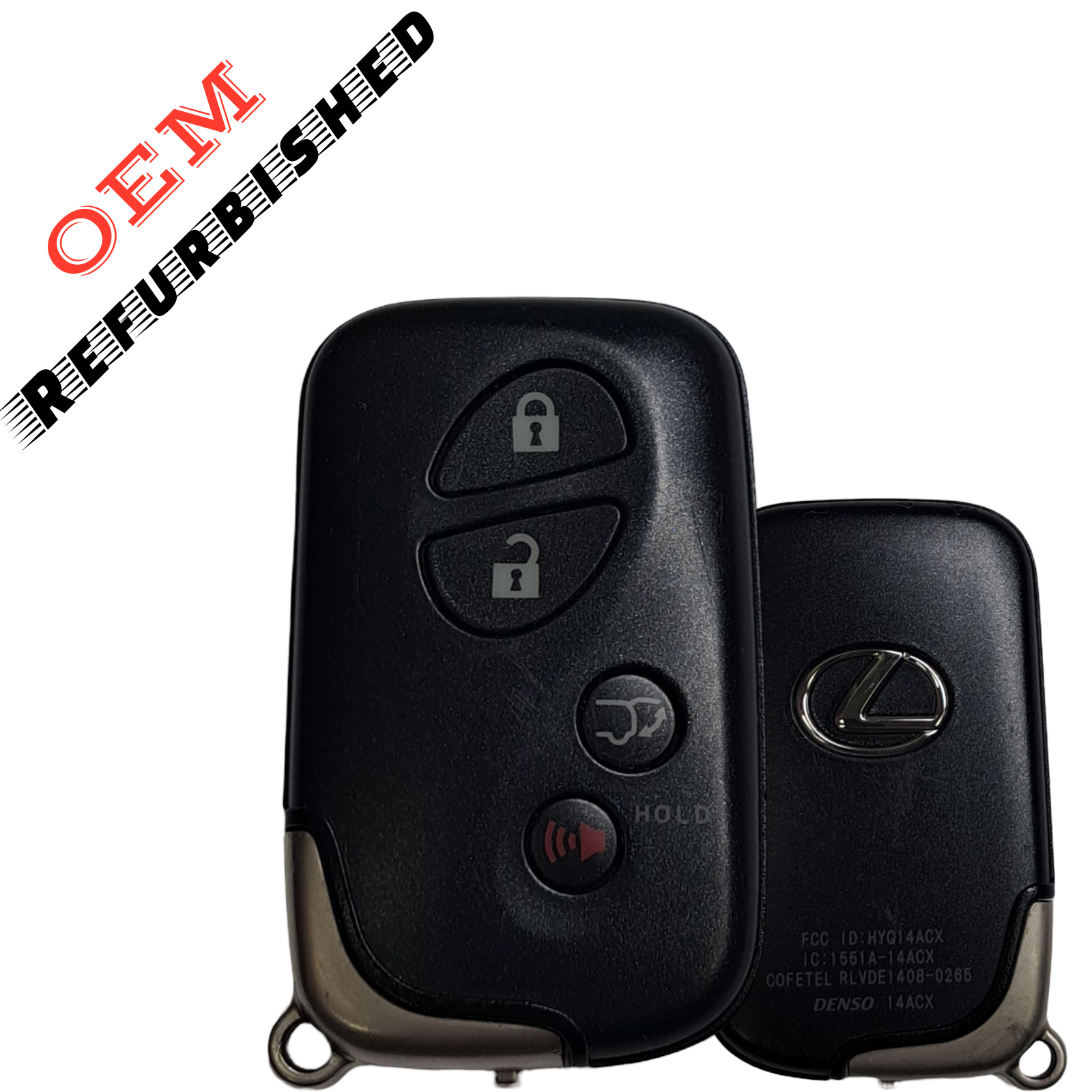 2010-2015 Lexus / 4-Button Smart Key / PN: 89904-48191 / HYQ14ACX / GNE Board (OEM Refurb)