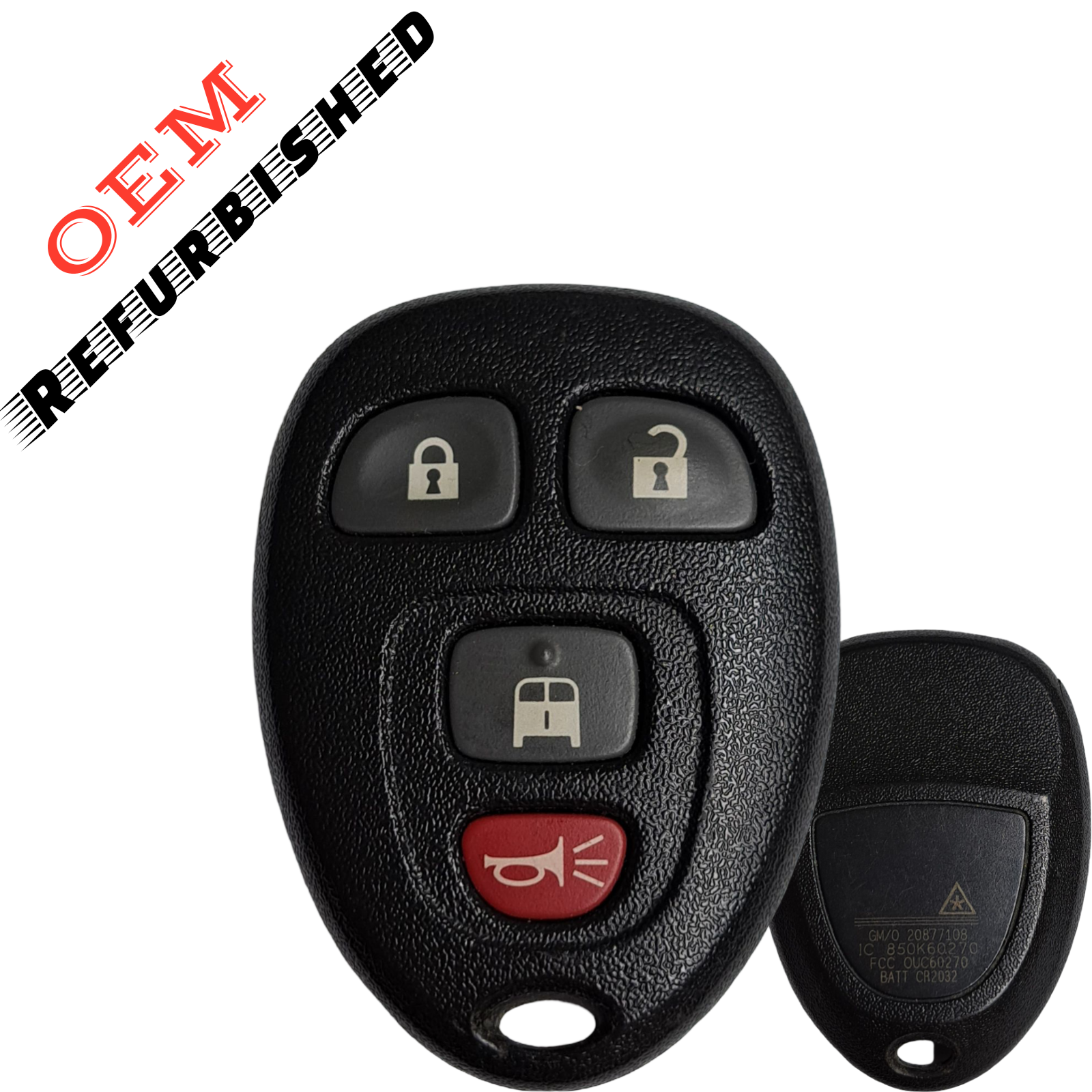 2007-2019 GM Van / 4-Button Keyless Entry Remote / Gen 2 PS / PN: 20877108 / OUC60270 (OEM Refurb)