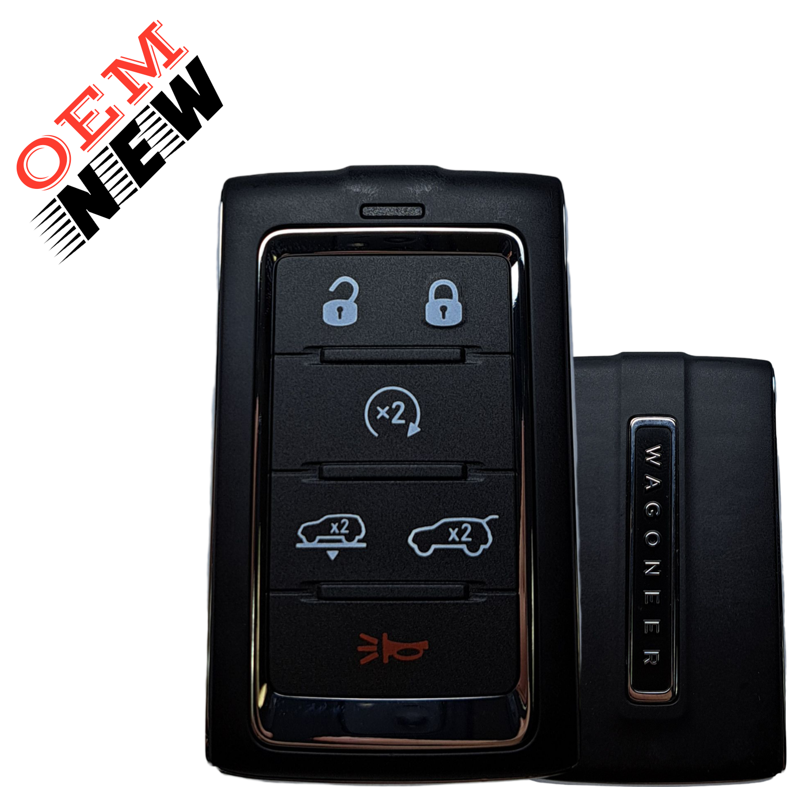 2024-2025 JEEP WAGONEER / 6-Button SMART KEY/ PN: 68577130AA / FCC: 2AAS2-KFW1 (OEM NEW)