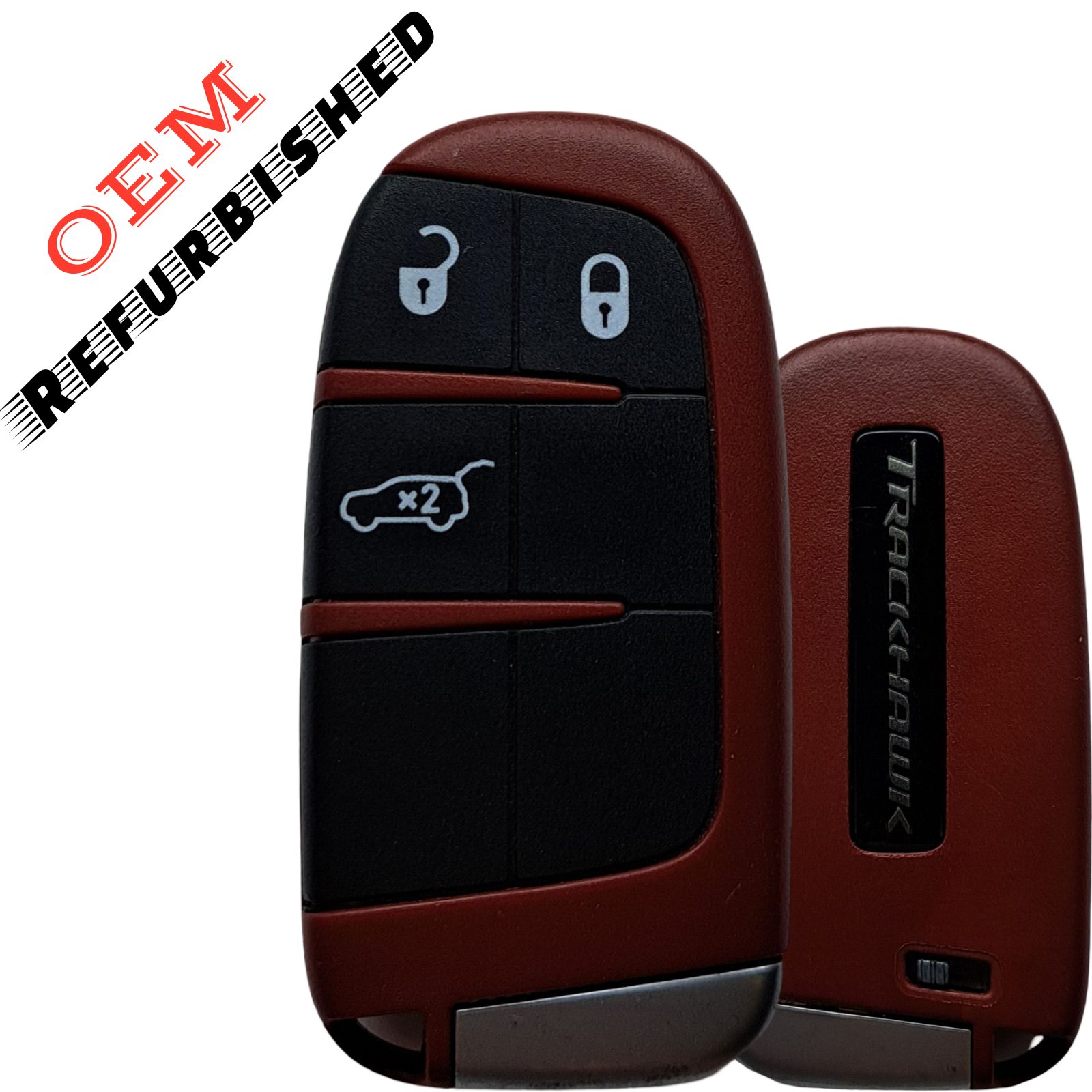 2018 Jeep Grand Cherokee Trackhawk Export Model / 3-Button Smart Key / NO PANIC BUTTON / M3N-40821302 (OEM Refurbished)
