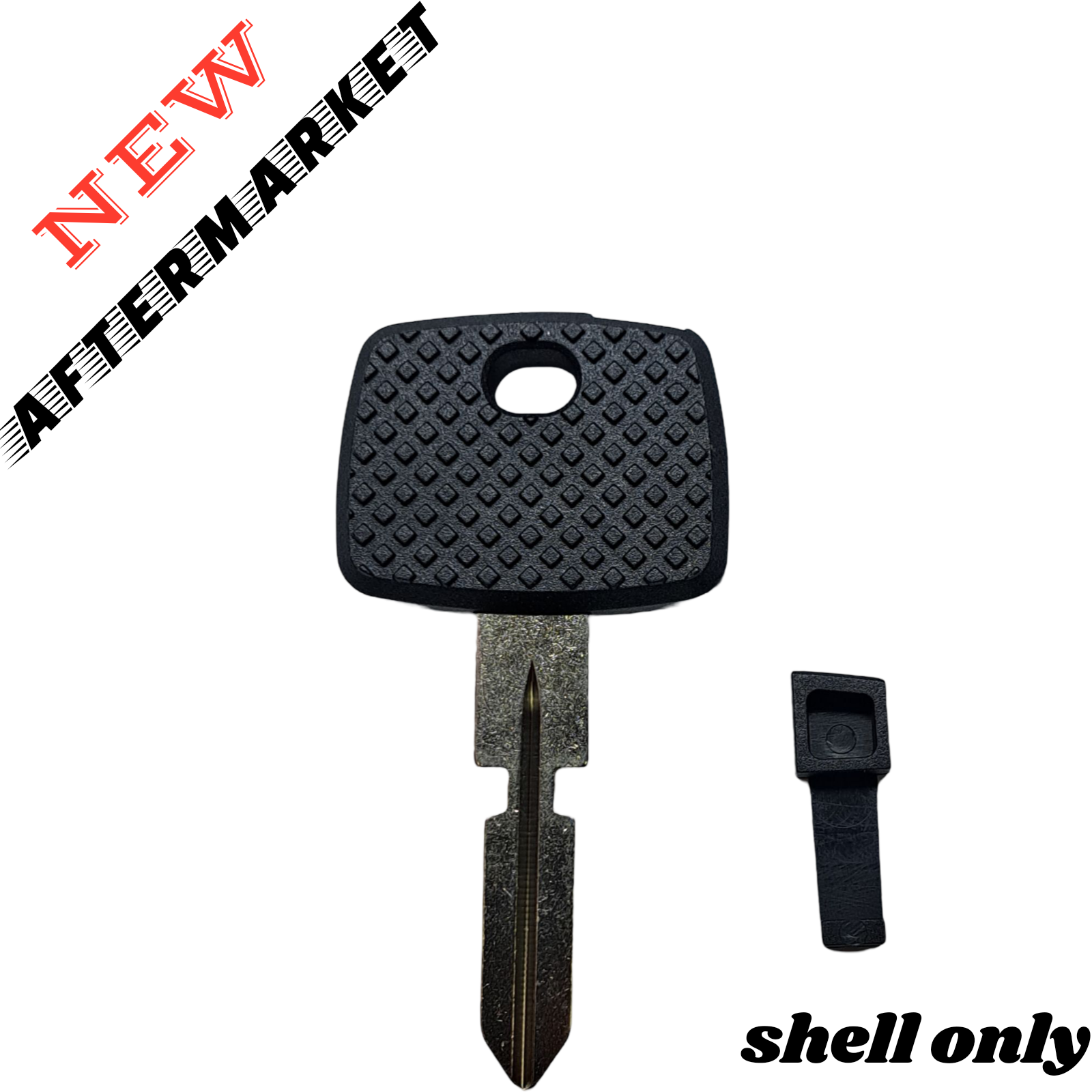 HU39 (4 Track) / Mercedes 1997-1999 / Transponder Key Shell (NO CHIP) (AFTERMARKET)