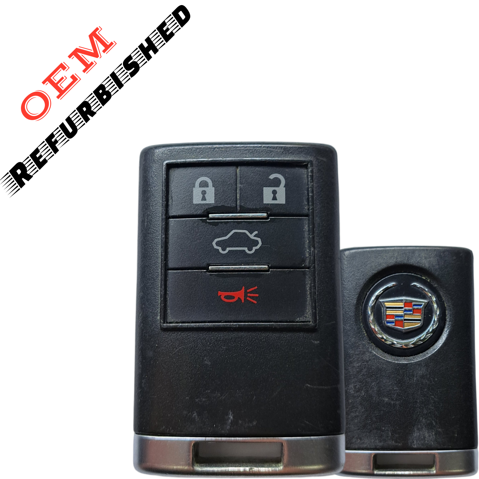 2008-2015 Cadillac CTS / DTS / STS / 4- Keyless Entry Remote / PN: 25946299 / M3N5WY7777A (Driver 2) (OEM Refurb)