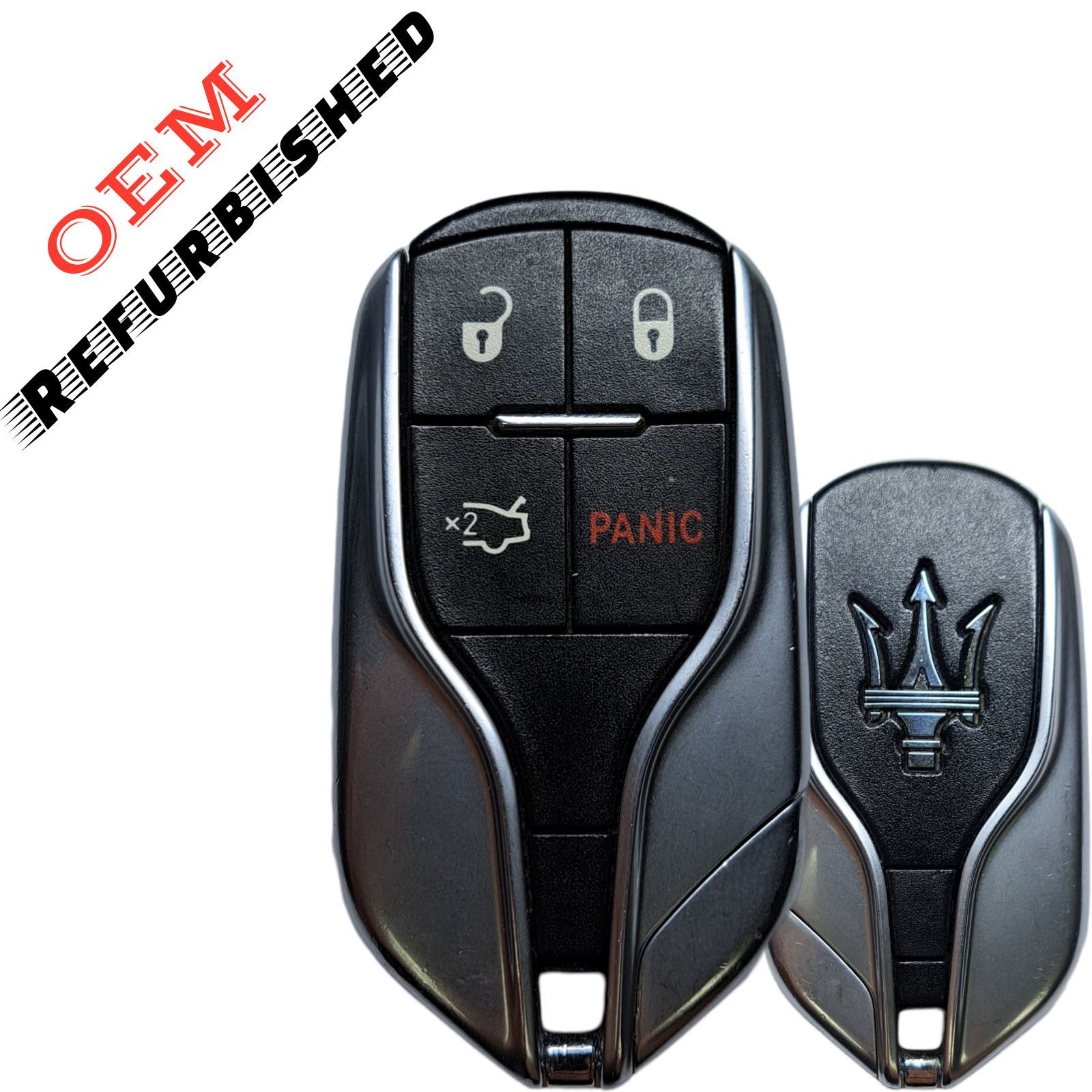 2014-2023 Maserati Ghibli / Quattroporte / 4-Button Smart Key w/ Panic / PN: 5923545 / M3N-7393490 (OEM REFURBISHED)