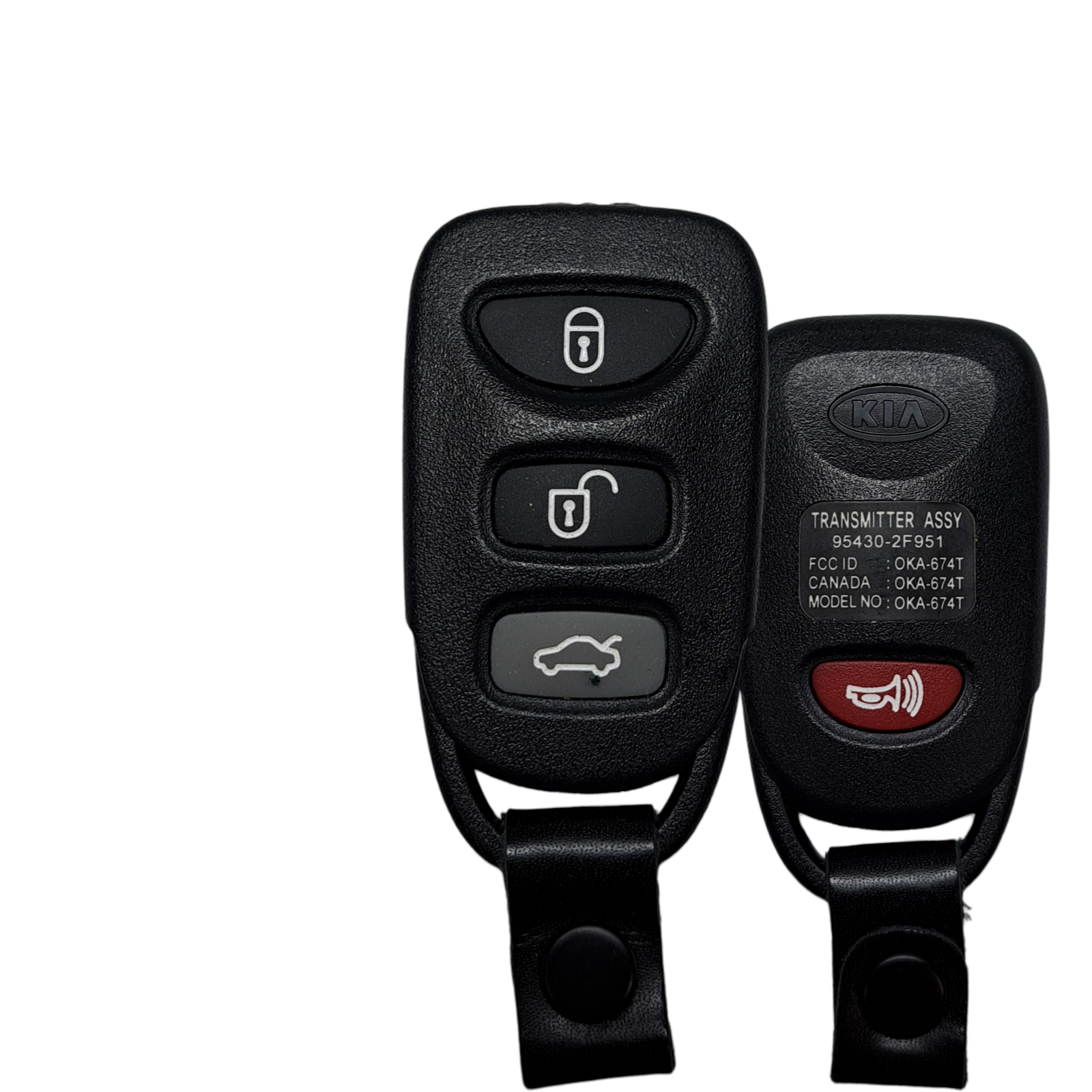 2007-2009 Kia Spectra / 4-Button Keyless Entry Remote / PN: 95430-2F951 / OKA-674T (OEM Refurb)