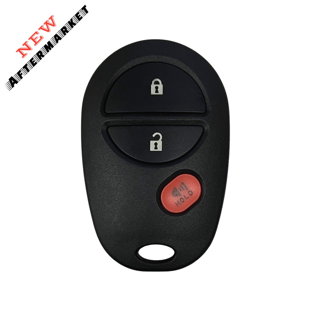 2004-2018 Toyota / 3-Button Keyless Entry Remote / PN: 89742-AE010 / GQ43VT20T (AFTERMARKET)