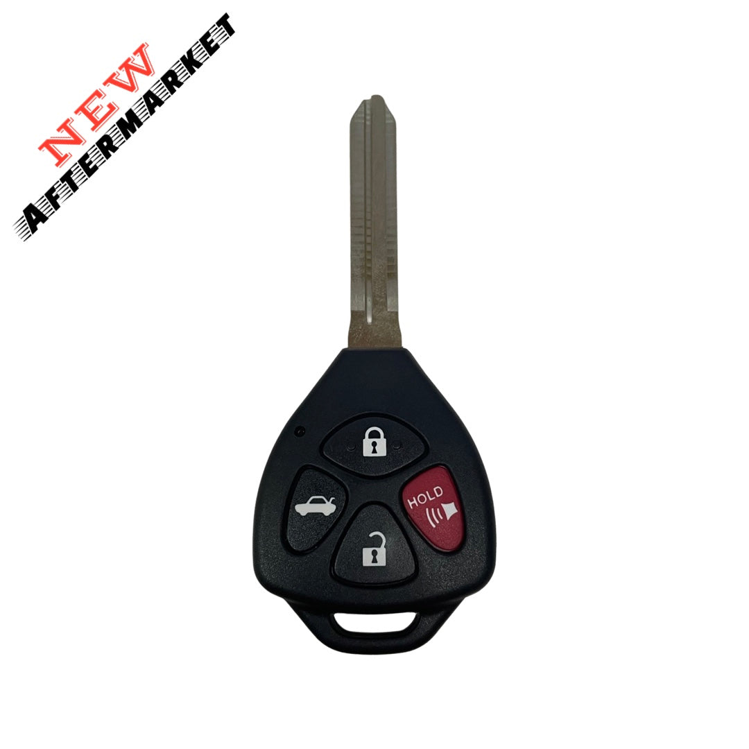 2010-2014 Toyota / 4-Button Remote Head Key / GQ4-29T / (AFTERMARKET)