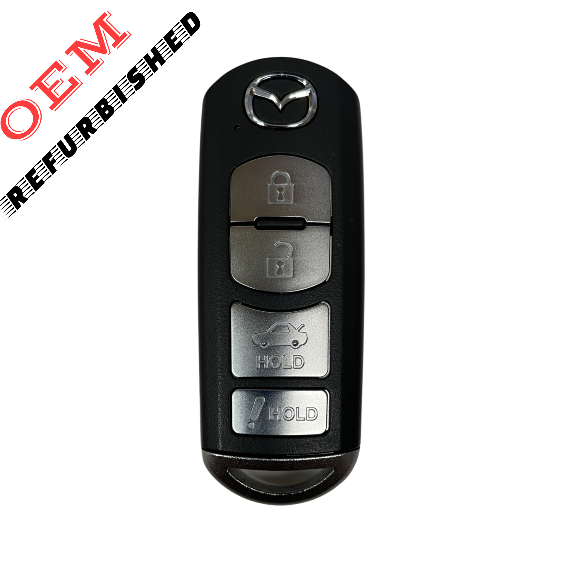 2014-2019 Mazda / 4-Button Smart Key / PN: GJY9-67-5DY / WAZSKE13D02 (OEM Refurb)